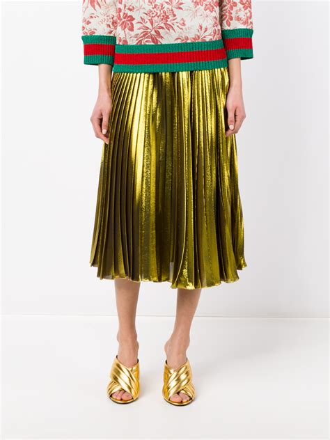 gucci gold skirt|gucci skirts on sale.